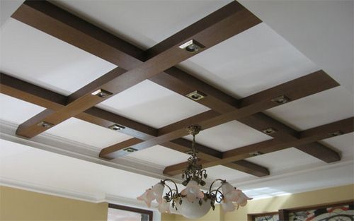 Деревянные балки на потолке - особенности устройства и декоративной отделки, фотографии и видео