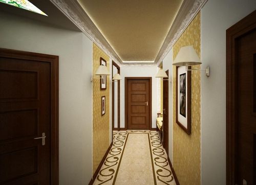 Длинный коридор в квартире дизайн фото: мебель узкая, интерьер трех комнат, прихожей перепланировка