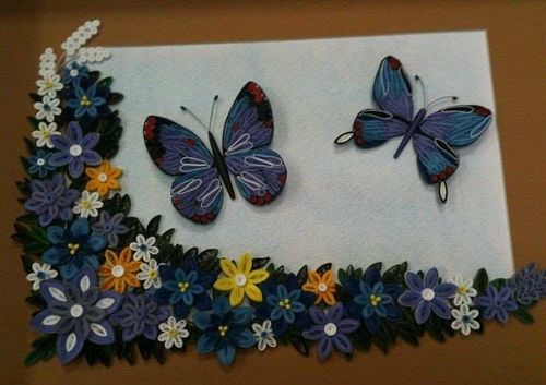Панно из бабочек: на стену своими руками, из бумажных бабочек, идеи панно, фото, сердце из бабочек, как сделать панно квиллинг, видео