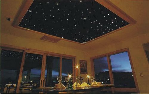 Подвесной потолок звездное небо - как их делают?