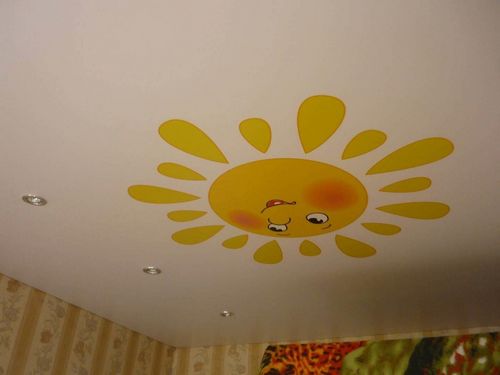 Потолок в детской комнате: фото, интерьер, какой лучше сделать, ремонт, с высокими, фотопечать, варианты, дизайн