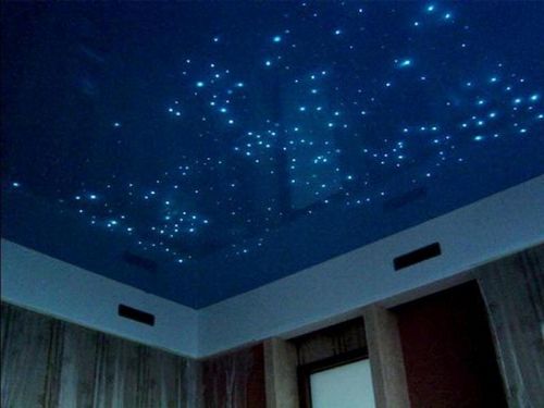 Потолок звездное небо: проекция и эффект, фото и цвет, фосфорные звезды, обои своими руками, как сделать