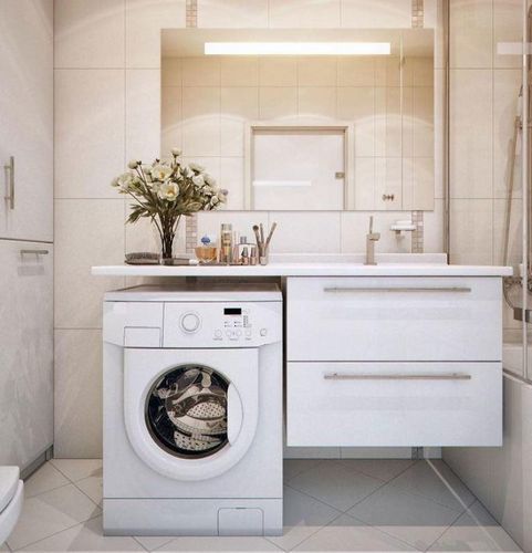 Шкаф над стиральной машиной в ванной: полка и ящик, подиум своими руками, встроенный пенал