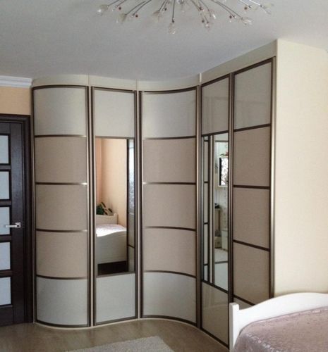 Шкафы-купе фото дизайн в спальню: интерьер, современные идеи, угловые и встроенные, внутренние двери