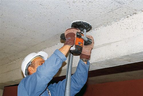 Шлифовка бетонного потолка - способы и процесс