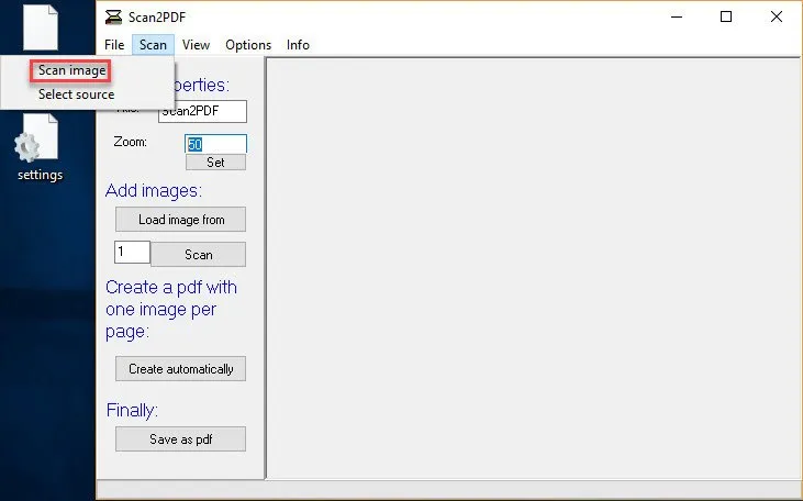 сканирование в pdf windows 7