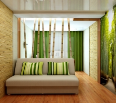 Бамбуковые обои в интерьере: фото, идеи дизайна