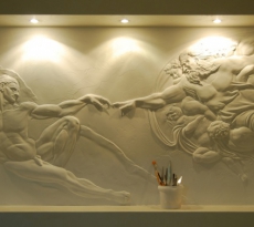Барельеф на стене своими руками: дизайн, идеи (с фото)