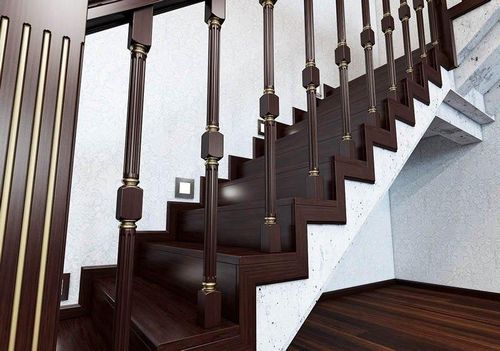 Двухмаршевая лестница: площадка в частном доме, фото и расчет поворота, 180 деревянных размеров, второй этаж
