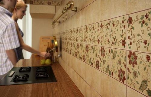 Фартук на кухню из плитки: как выбрать кухонную, какой подобрать лучше кафель на стену, правильный глянцевый