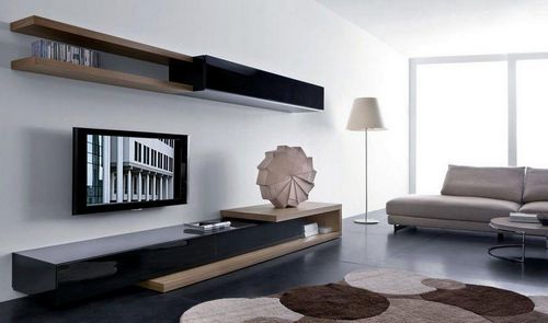 Горки в гостиную в современном стиле фото: стенки для зала, мини-горки угловые лазурит