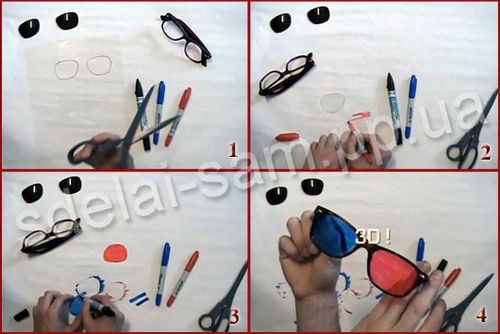 Как сделать 3D очки