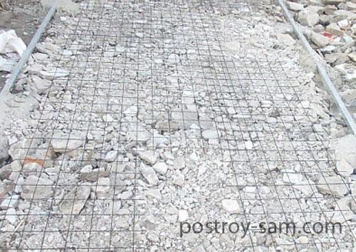 Как залить бетоном двор?