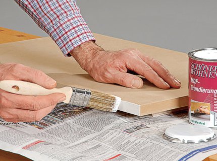 Краска для мебели из МДФ: видео-инструкция как покрасить своими руками и фото