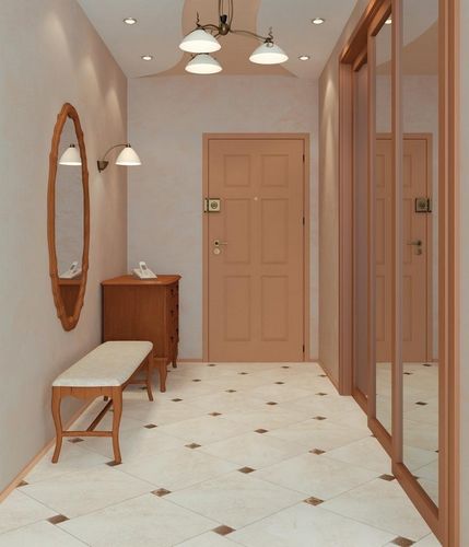 Линолеум для кухни и коридора: плитка в прихожей, какие полы, фото и как выбрать лучший в квартиру