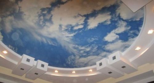 Натяжной потолок "небо" с подсветкой