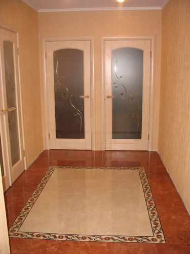 Плитка на полу в коридоре: фото напольное, ванная в квартире, как выложить и класть, как выбрать обои и кафель