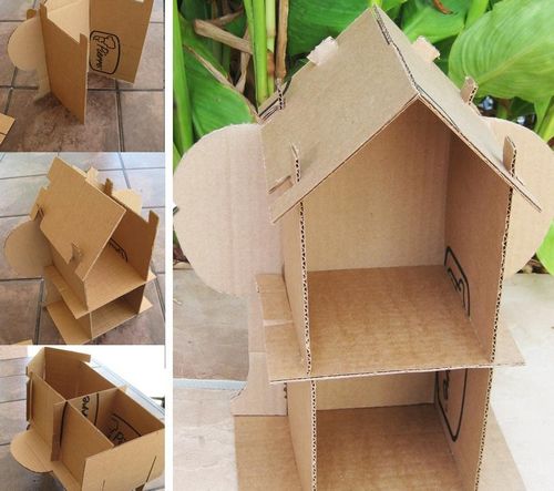 Поделка домик своими руками: из картона схема для детей, как сделать шаблон для ребенка, мастер класс с фото