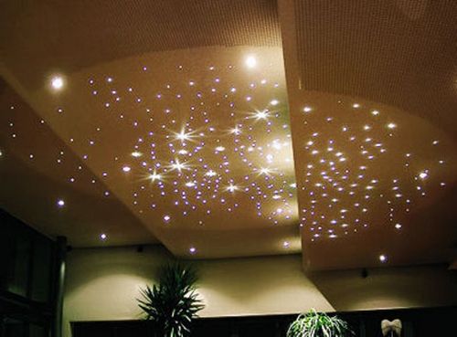 Подвесной потолок звездное небо - как их делают?