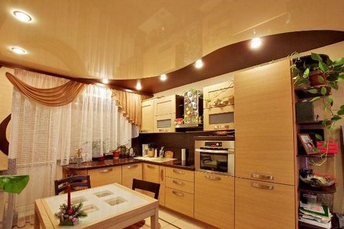 Подвесные потолки для кухни - особенности и фото вариантов