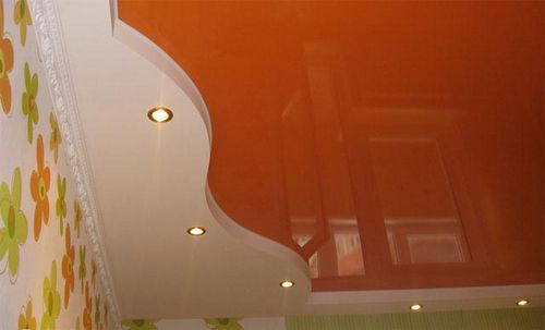 Подвесные потолки из гипсокартона: проекты видов и форм с подсветкой на примерах фото и видео
