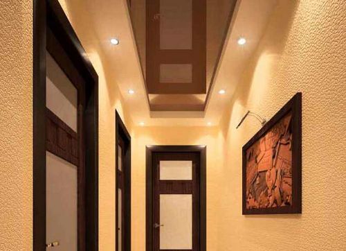 Потолки в узких коридорах - варианты отделки
