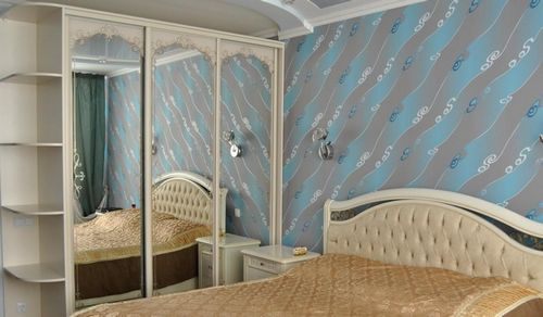 Шкафы-купе фото дизайн в спальню: интерьер, современные идеи, угловые и встроенные, внутренние двери