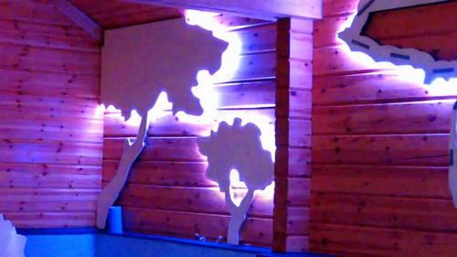 Световое панно: светодиодное с подсветкой на стену в квартире, новогодние, с новым годом, светящиеся, своими руками, на окно, фото, видео