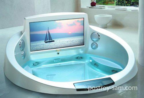 Телевизор для ванной комнаты: производители, выбор, виды