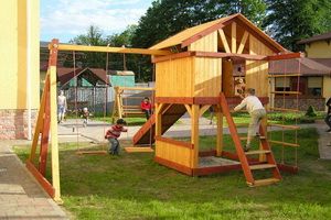 Устройство детской площадки на даче: где размещать и какое покрытие выбрать для детской площадки