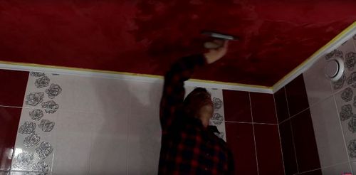 Венецианская штукатурка на потолке своими руками - технология работ