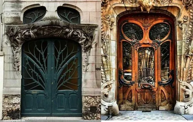 Тяжелые старинные двери
