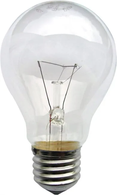 Лампа накаливания с мощностью не больше 60 Вт