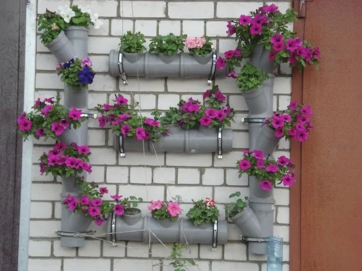 (+40 фото) Изготовление уличных вазонов для цветов своими руками