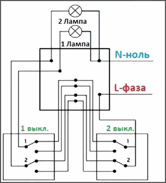 Схема переключателя