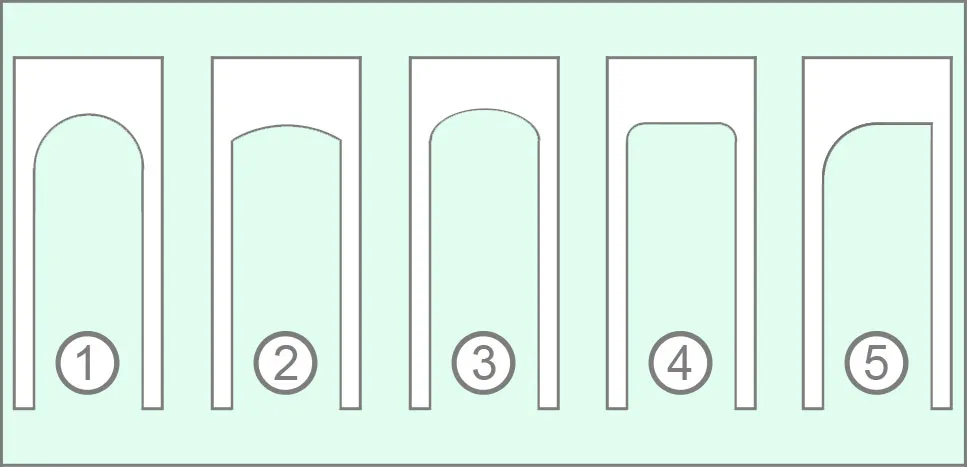 ТОП-5 самых распространённых форм арок для дверного проёма