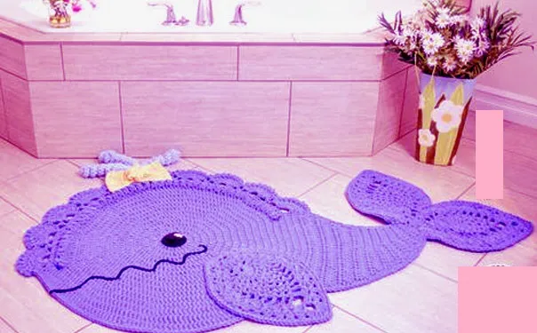 Тонкости изготовления коврика для ванной комнаты