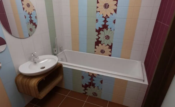 Плитка для ванной комнаты хрущевка