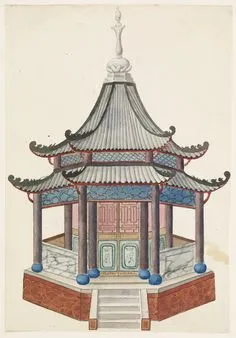 Spencer Alley: "Chinese" Pavilions by Frederick Crace