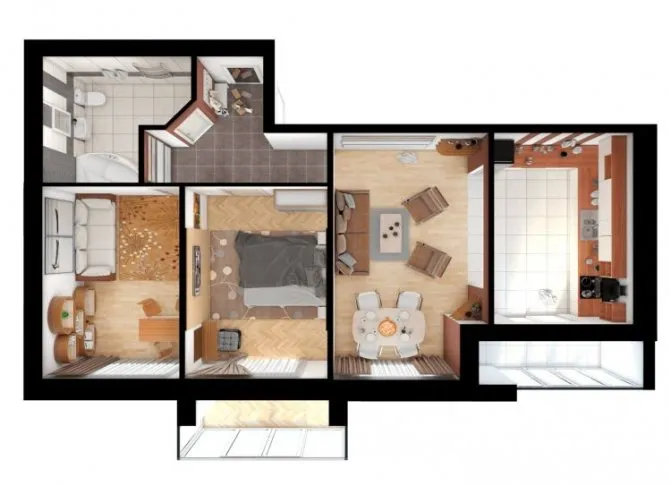 ( 75 фото) Схемы и фото планировок 3х комнатных квартир удачные решения
