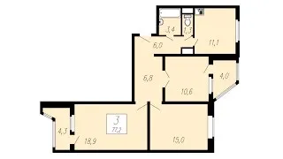 Создание чертежа плана квартиры в AutoCAD 2017