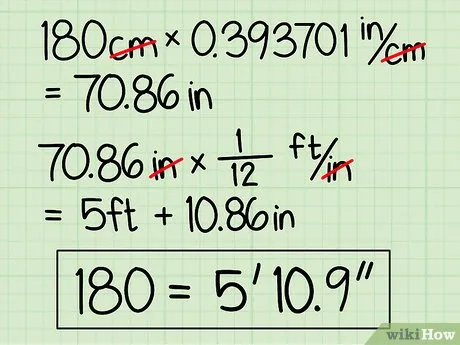 Изображение с названием Convert Human Height in Centimeters to Feet Step 5