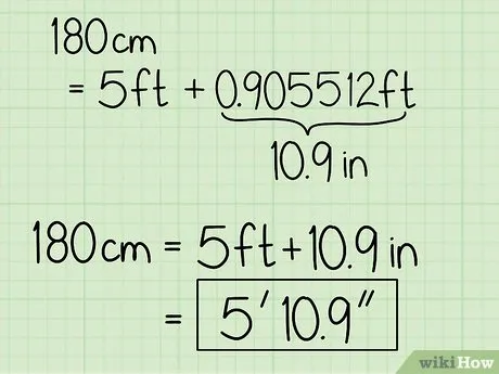 Изображение с названием Convert Human Height in Centimeters to Feet Step 9