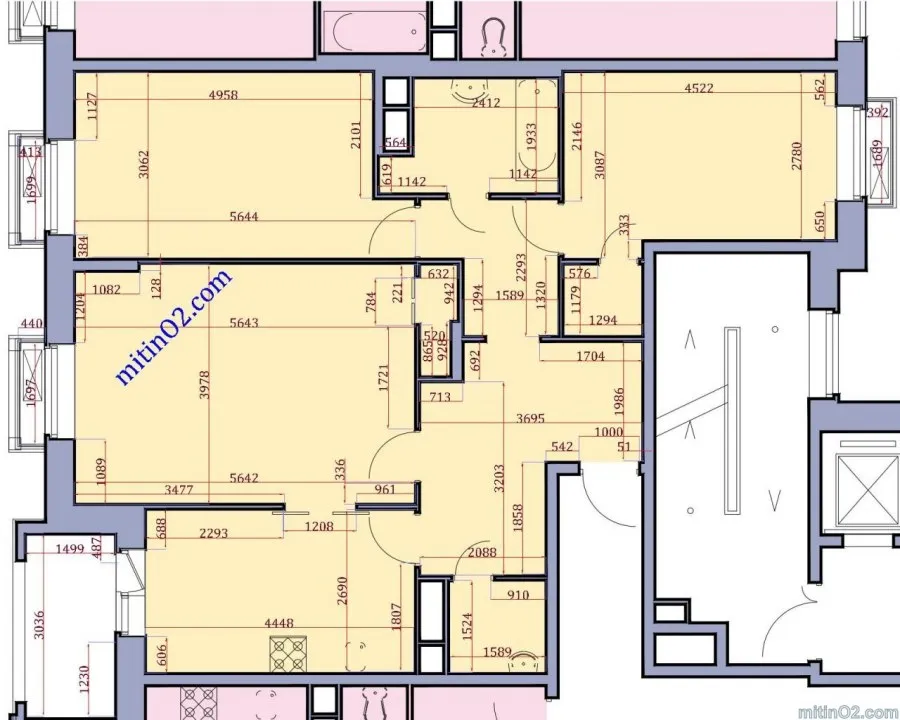 Планировка квартиры с размерами