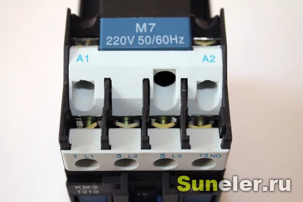 Схемы подключения магнитного пускателя на 220 В и 380 В + как подключить контактор своими руками