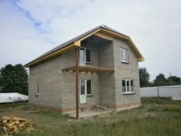 Проекты домов из пеноблоков 8х10 под ключ в Москве