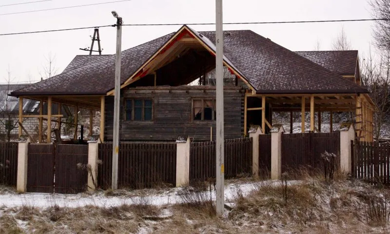 Переделанный сельский дом