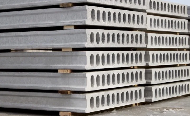 Стандартные плиты перекрытия выдерживают значительные нагрузки – до 1250 кг/м²