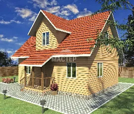 Проект дома «Богатырь-3» 6х9